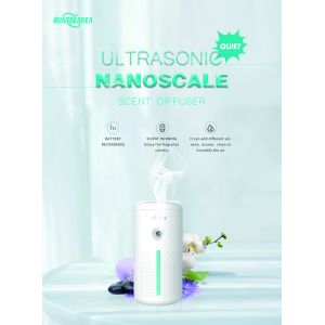 Noiseless Ultrasonic Scent Machine , Silent Essential Oil Diffuser PP Material