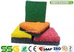 Custom Colored EPDM Granulated Rubber Flooring Sports Court Mat Acid / Alkaline