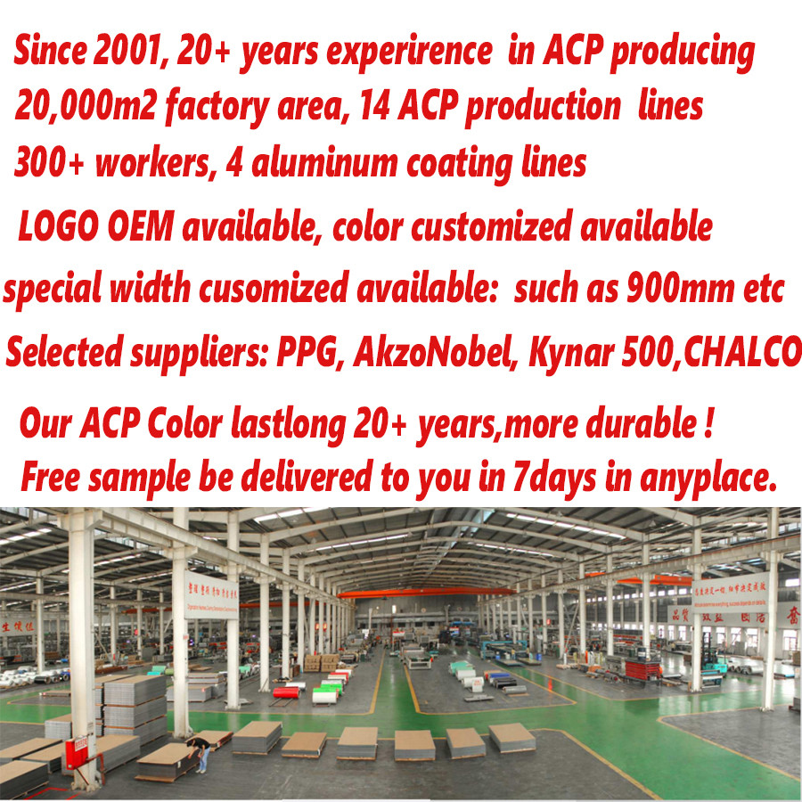 Aluminum Composite Panel Pvdf Painted For Building Cladding Wall