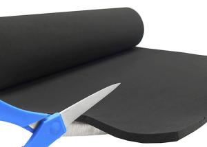 Buy cheap Practical Fireproof Neoprene Insulation Sheets , Synthetic Thin Flexible Rubber Sheet product