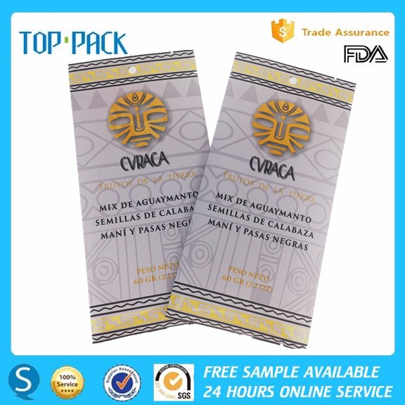 Foil Laminated Laser Custom Hologram Custom Stand Up Pouch Mylar Zipper Bag