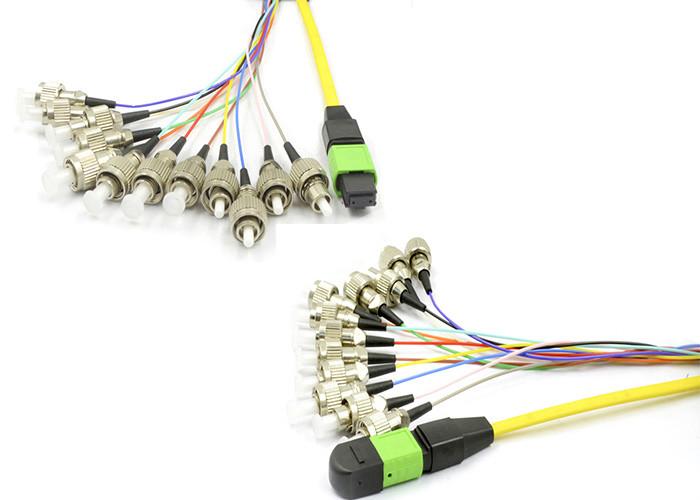 CATV 100G MPO MTP Patch Cord to 12 FC UPC Active Device Termination