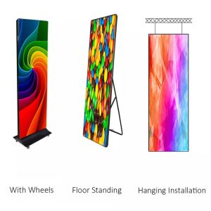 Buy cheap Signage Customized Led Display Poster Floor Standing P2 1920mmx640mm product