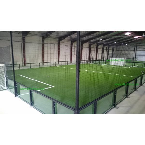 Modular Outdoor Indoor Soccer Field Explosion Proof Custom Size Football Training Cage