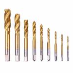 M12 Titanium Coated Spiral Flute HSS Machine Taps DIN371