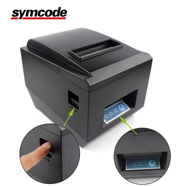 Symcode 80 Mm Receipt Printer / POS Thermal Printer Multi Language For Logistic
