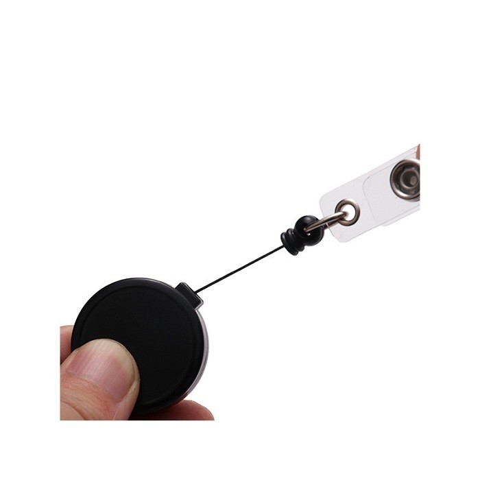 Styles DIY Photo Retractable Plastic Sublimation Badge Holder Reel Clip Holder