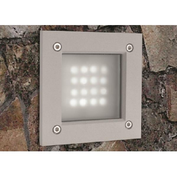 LED 3W Outdoor sqaure shape Step Light IP55 aluminum with COB Chip R3A0009 Dia.100*118*H100mm
