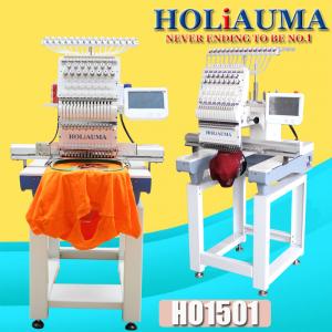 China Second hand embroidery machine high speed one head computer embroidery machine with dahao system on sale