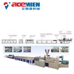 Buy cheap Outdoor Furniture Wood Plastic Composite Production Line For WPC Profile Making Machine product