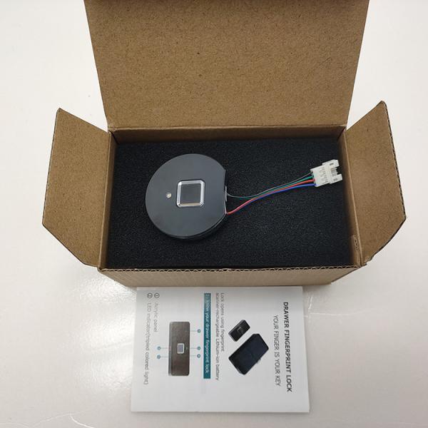 Small Keyless Smart Drawer Cabinet Lock / Waterproof Biometric Fingerprint Cabinet Lock