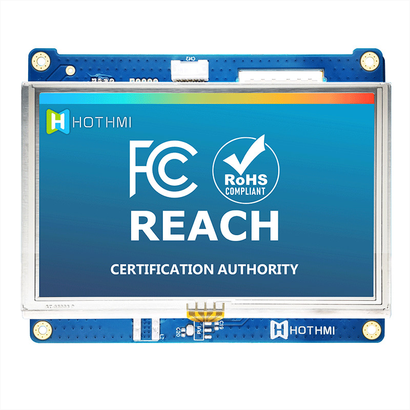 5.0 Inch 800x480 IPS Resistive TFT LCD Display
