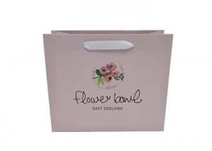 Buy cheap Elegant  flower Style Custom Printed Personalised Paper Gift Bags with Handles product