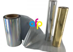 Buy cheap Paper / Paperboard Holographic Film Roll , Metalized Silver / Gold Hot Foil product