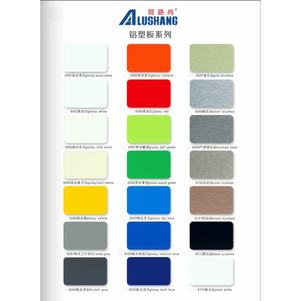 Grey PE Aluminum Composite Panel Anodized/PVDF Coated Curved Aluminum Panel with Donuts 4MM 1.22 X 2.44m Building Outdoor Composite Panels