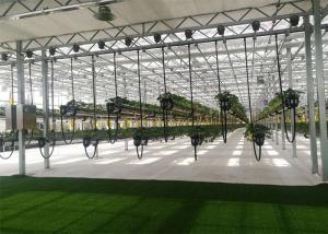 Buy cheap Single Span Vegetable Plastic Cover Greenhouse High Production With Shading System product