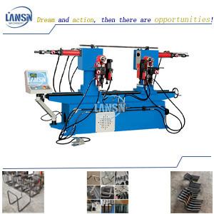 Buy cheap Double Head Pipe Bending Machine Dual Head Double End Double Side Tube Bending Machine Pipe Bender product