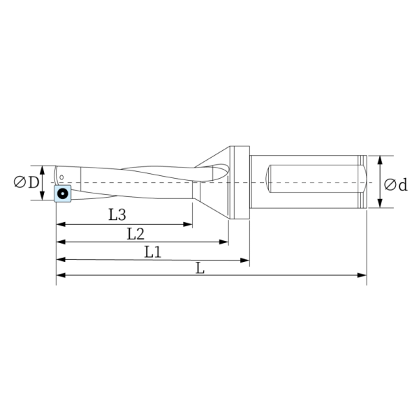 U-drill_S shaped Insert_D×3