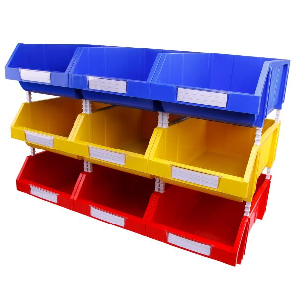Medicine Storage Plastic Shelf Bin Stackable Classification Box for Tool Organization