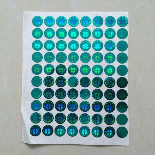 Anti-fake label, silver hologram label, gold hologram label. color hologram laser label OEM printing
