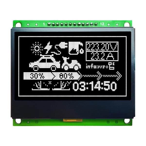 128X64 COB Graphic LCD Module FSTN Display With Negative Voltage