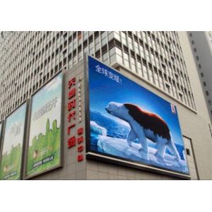 Advertising Transparent LED Screen , CE 16mm Pitch Pixel Electronic Display