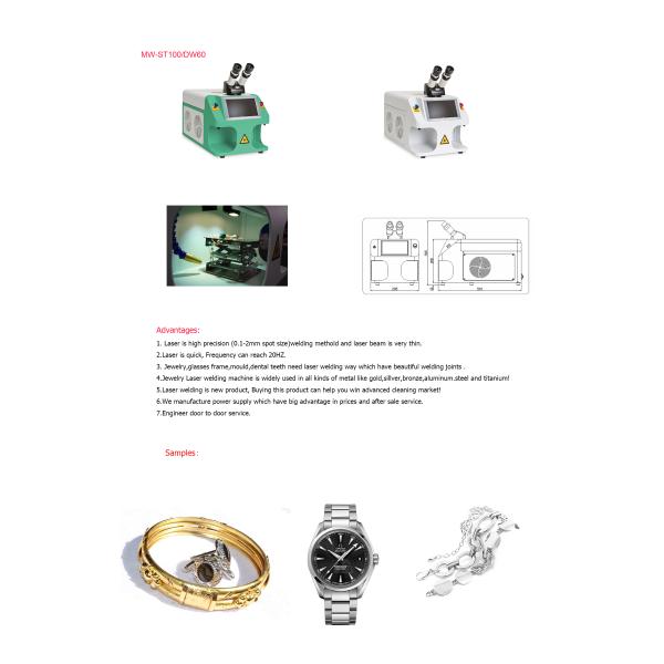 RAYCUS Laser Source 200w Mini Desktop YAG Laser Welding Machine for Gold Silver Glass Metal Jewelry at Good