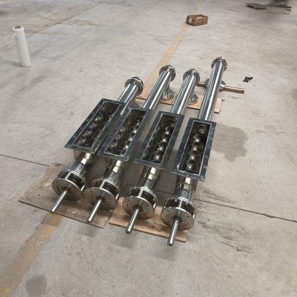 OEM Custom Tubular Screw Auger Feeder Stainless Steel With Compact Structure