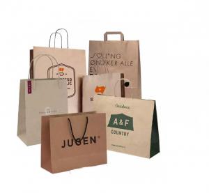 China Takeaway Packaging Shopping Bags Drawstring CMYK Shoes Clothing Bag on sale