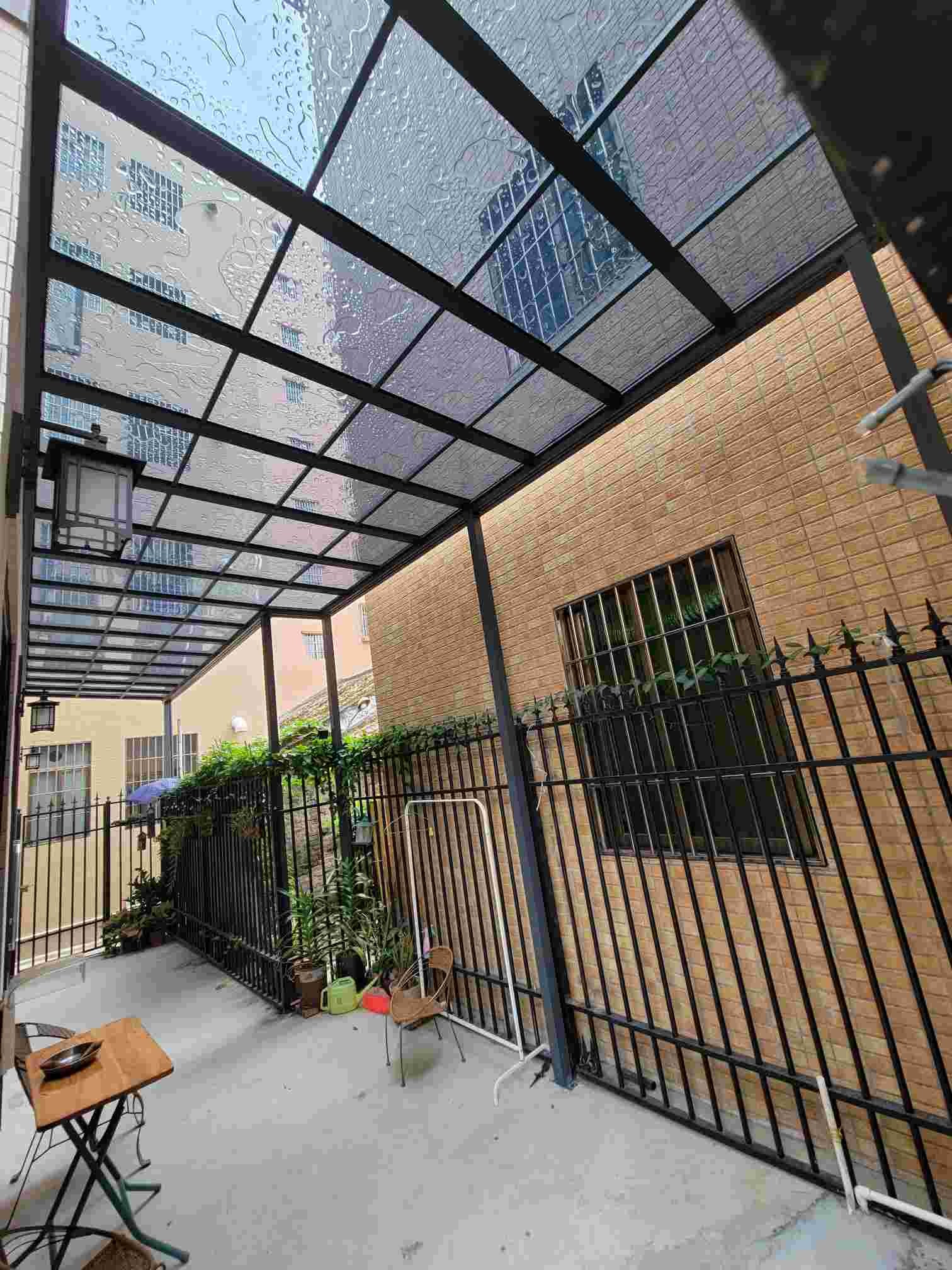 Buy cheap Polycarbonate Custom Waterproof Garden Canopy Easy Assembly Rust Resistant product