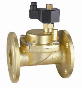 Buy cheap Brass Flange Two Way Piston Steam Solenoid Valve Normally Open PS Series product