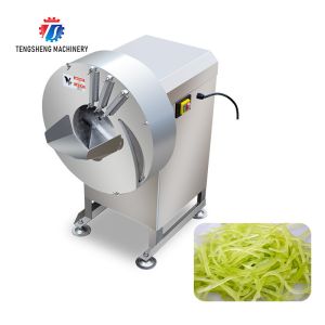 China Cafeteria 0.75KW Vegetable Processing Machine Ginger Slicing Equipment on sale