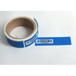 Buy cheap Dark Object Non Residue Security Labels Barcode Easy Read Printing from wholesalers