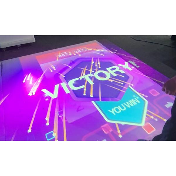 Children's Mobile Interactive Floor Projector With Real-time Data Display Sports Floor Projection System