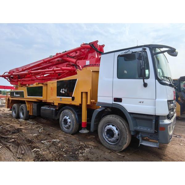 Perfect Renew Condition 2011 Putzmeister 42m Concrete Pump on Benz Truck for Batching Plant Ready Mix
