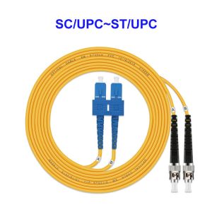 Buy cheap SC UPC ST UPC Fiber Cable Single Mode Communication Application product