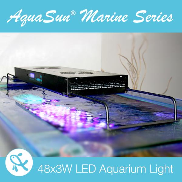 eshine aquasun 48x3 Programmable sunrise sunset Auto-Dimming & Remote Control LED Aquarium