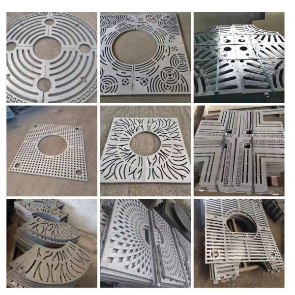 Circle Ductile Iron Gully Grate For Tree Pond Grate E600 Gully Grate