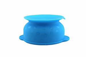 Buy cheap Round Shap Mini Pinch Soup Silicone Baby Bowls / baby feeding bowls With Ears product