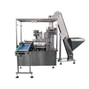 Buy cheap Automatic Nasal Spray Bottle Filling Capping Machine with PLC Control product