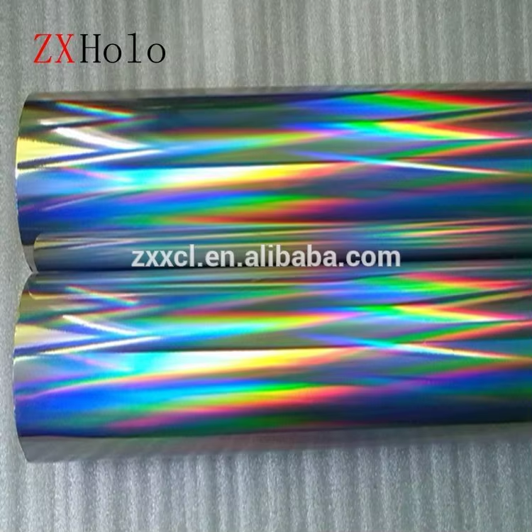 Metallized BOPP Holographic Wet Lamination Film Water Based Adhesive Diverse