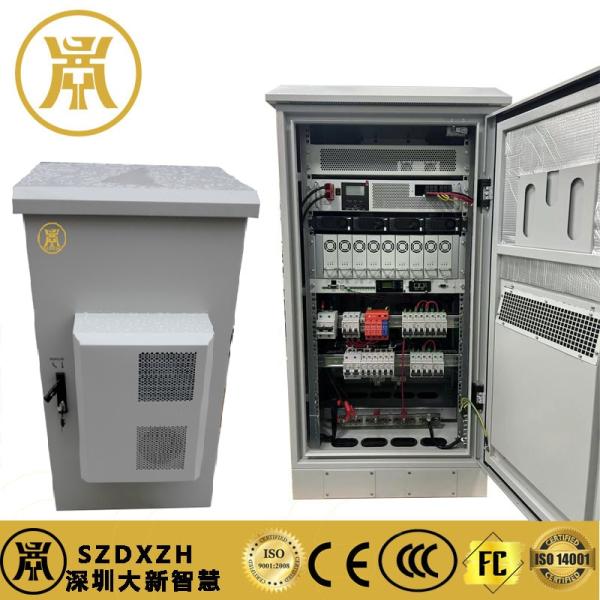 customized outdoor enclosure with cooling and monitoring system