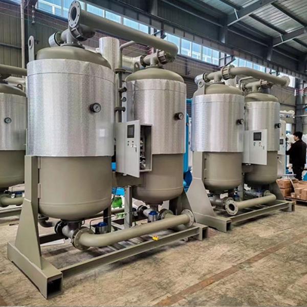 Heatless Type Desiccant Air Dryer For Compressed Air Plant N2 H2 200Nm3 Hr