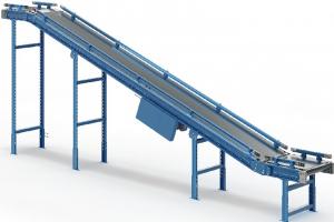 Buy cheap Heavy Duty belt driven roller conveyor Intermediate Incline Decline product