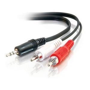 Buy cheap 3.5mm Mini-Stereo Male to Two RCA Male Adapter Cable, 1m, RoHS,UL product