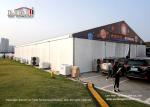 40x60m 2000 Capacity Outdoor Exhibition Tents With PVC Walls / White Wedding