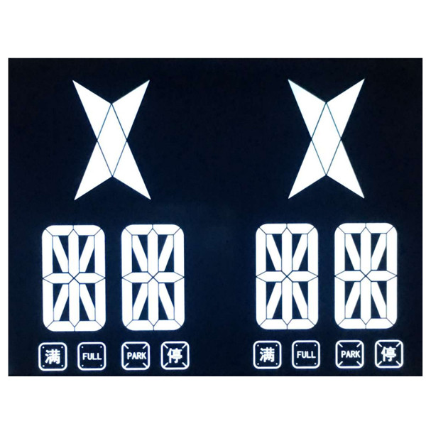 Vertical Align Elevator LCD Screen , LCD Display Monochrome VATN OEM ODM