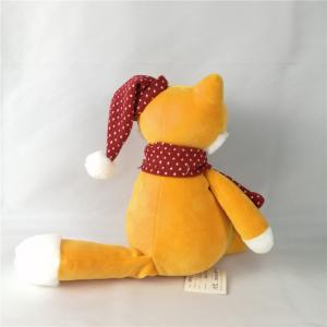 Buy cheap Orange Santa Stuffed Animal Stuffed Christmas Fox Huggable Baby Fox Toys product
