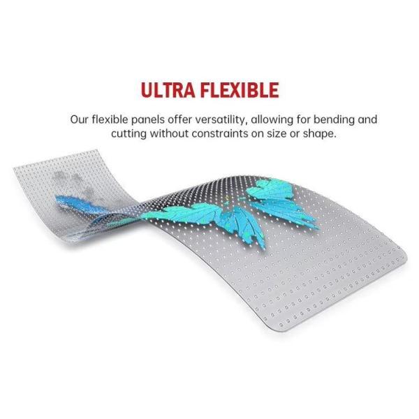 Transparent Led Film Display on Window Flexible Transparent Video Wall