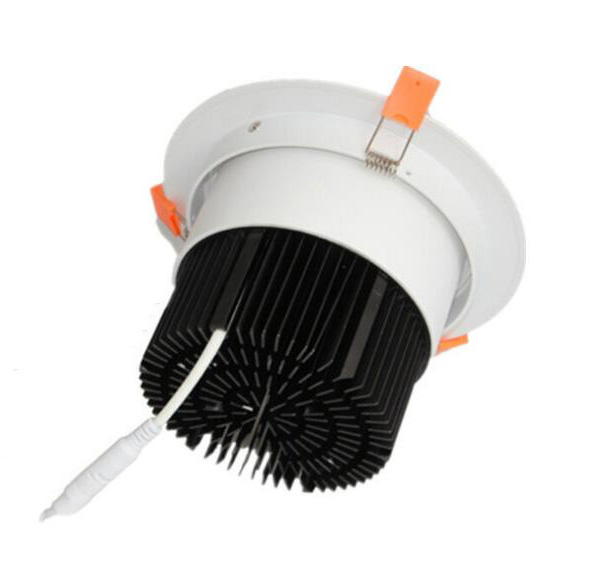 70mm 95mm 115mm cutout 10w 15w 20w dimmable led cob downlight with meanwell driver